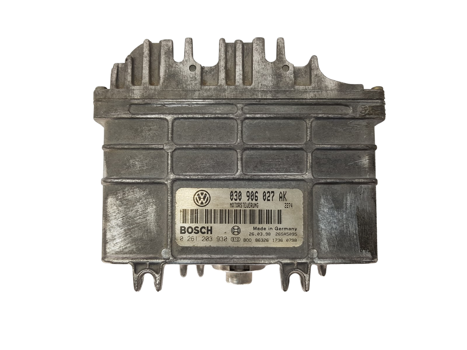 Control Unit 030906027AK 0261203930 VW Seat Bosch 3578 main product photo