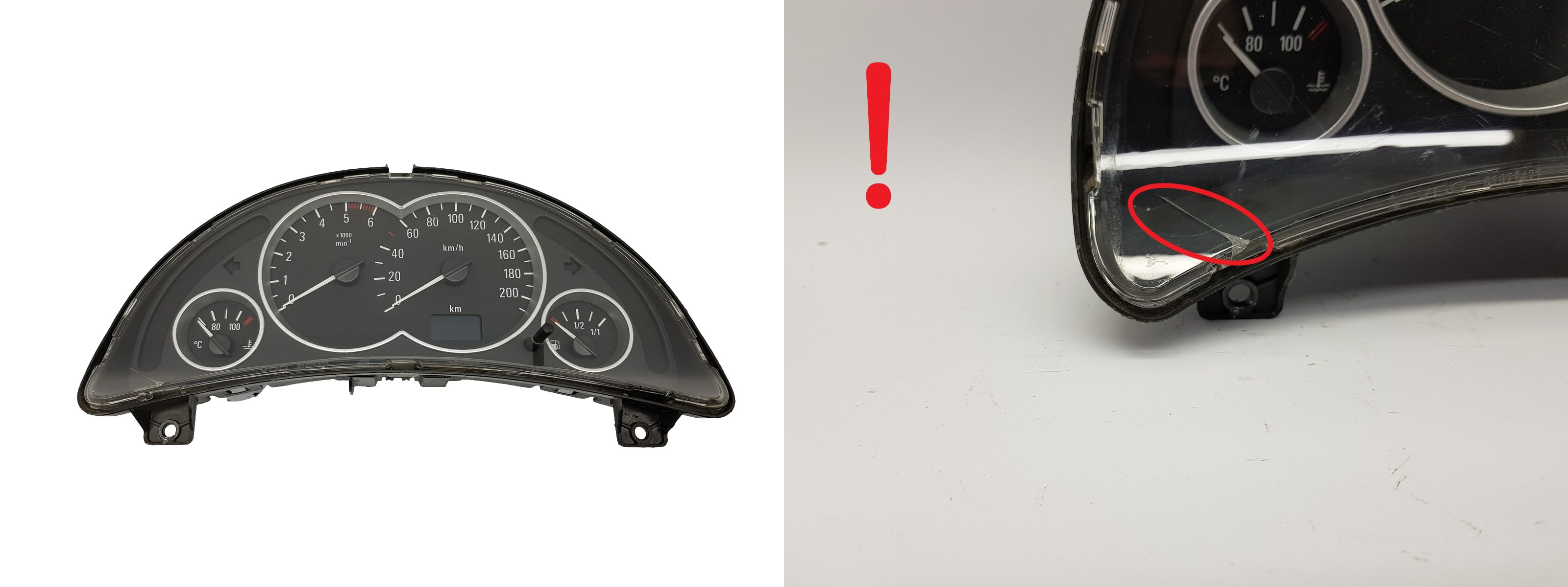 Speedometer/Instrument Cluster Opel Corsa C 13173361WR 110080226020 2966 main product photo