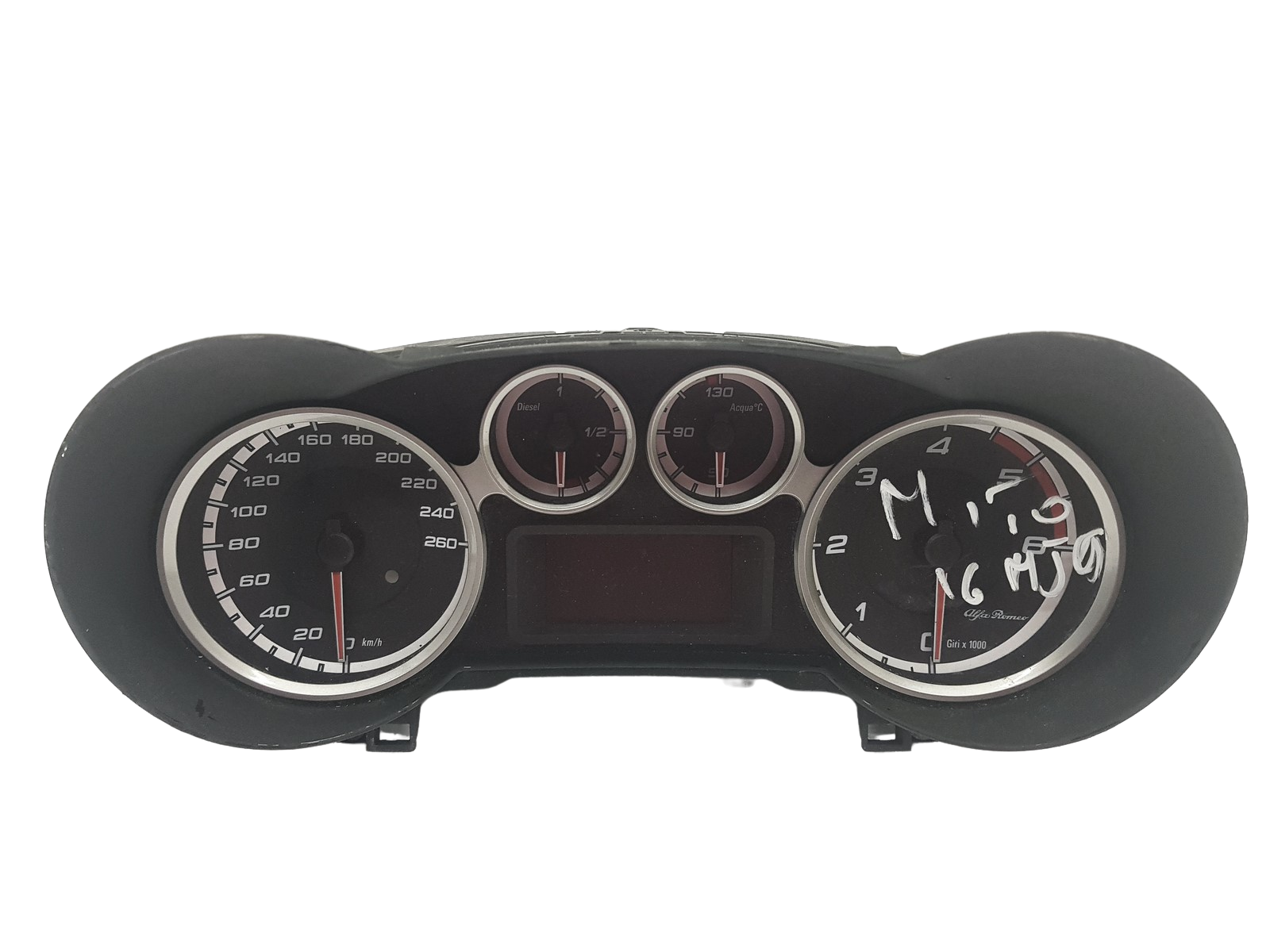 Speedometer/Instrument Cluster Alfa Romeo Mito 50517150 A2C53357406 56315 main product photo