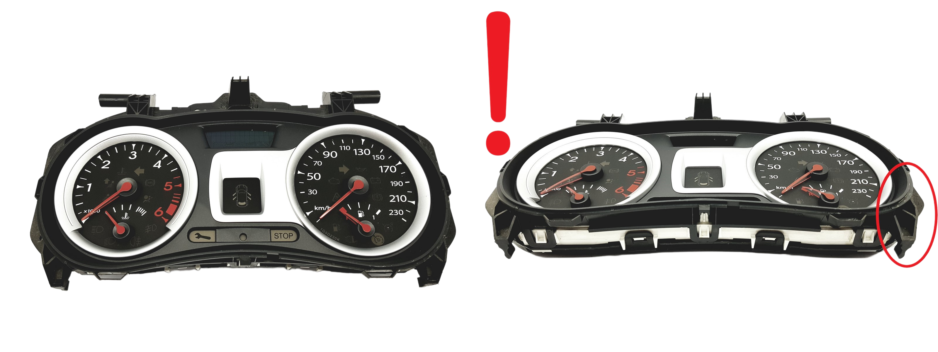 Speedometer/Instrument Cluster Renault Clio 3 8200821001 D 59518 main product photo