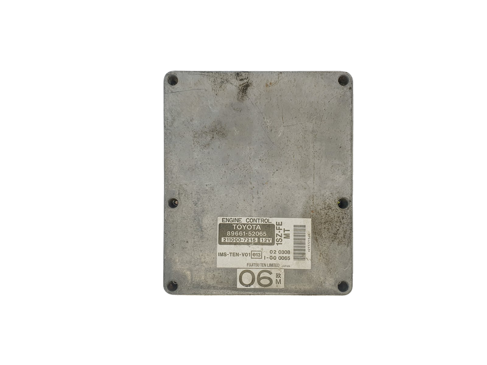Control Unit Toyota 89661-52065 211000-7215 Fujitsu 41733 main product photo