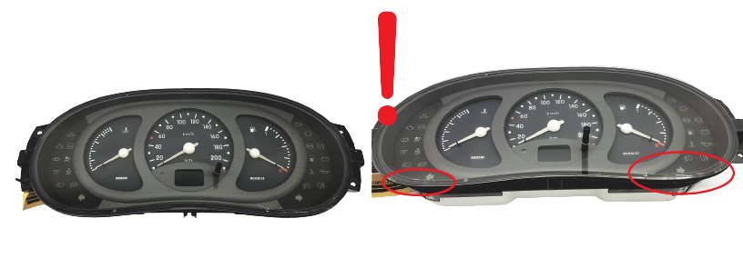 Speedometer/Instrument Cluster Renault Clio 2 7700410431 C Sagem 49506 main product photo