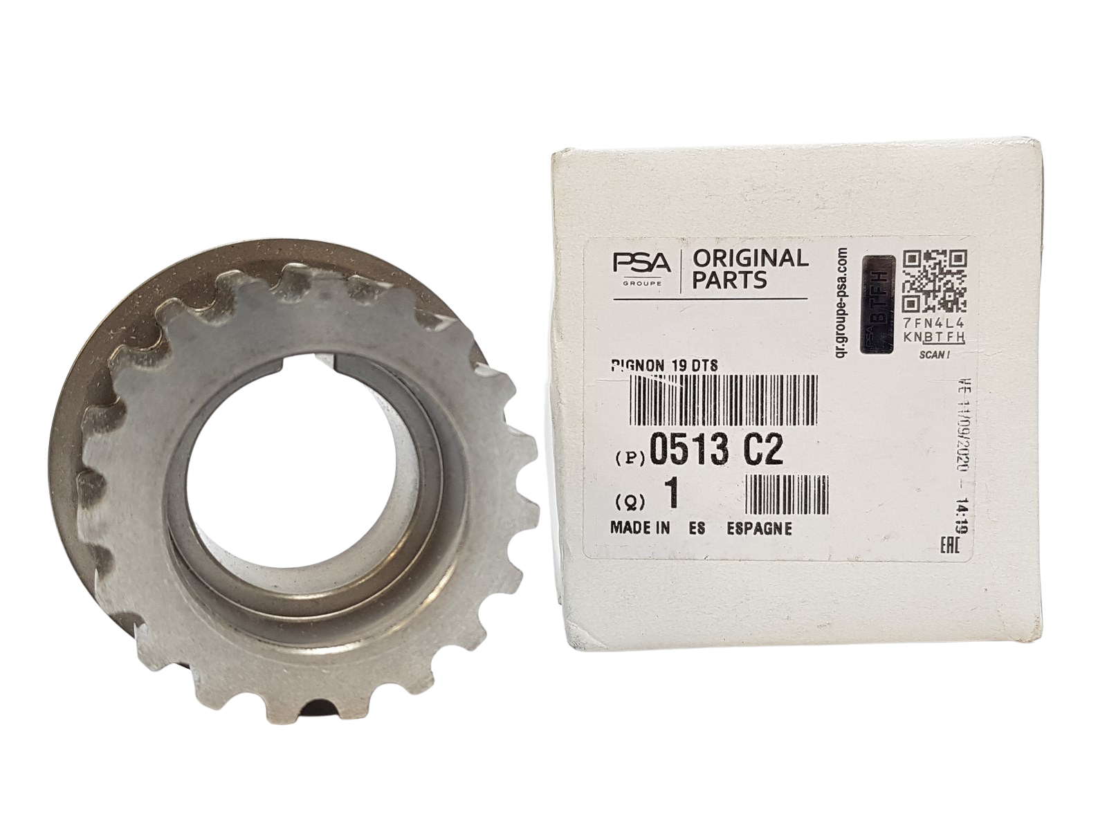 Camshaft Pulley Original Citroen Peugeot C4 C5 407 2.0 16V 0513C2 main product photo