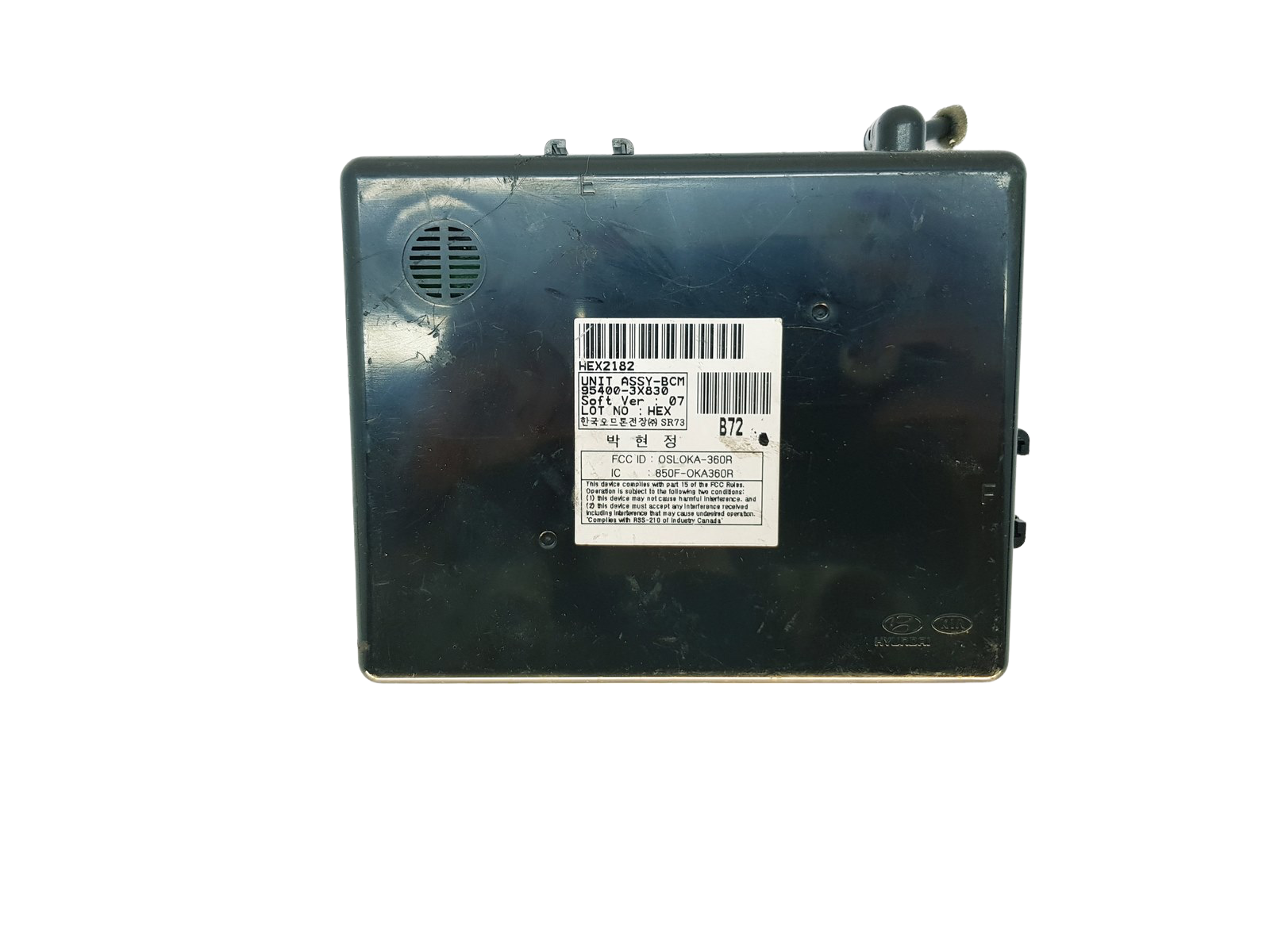 Control Unit BCM 95400-3X830 850F-OKA360R Hyundai 31683 main product photo