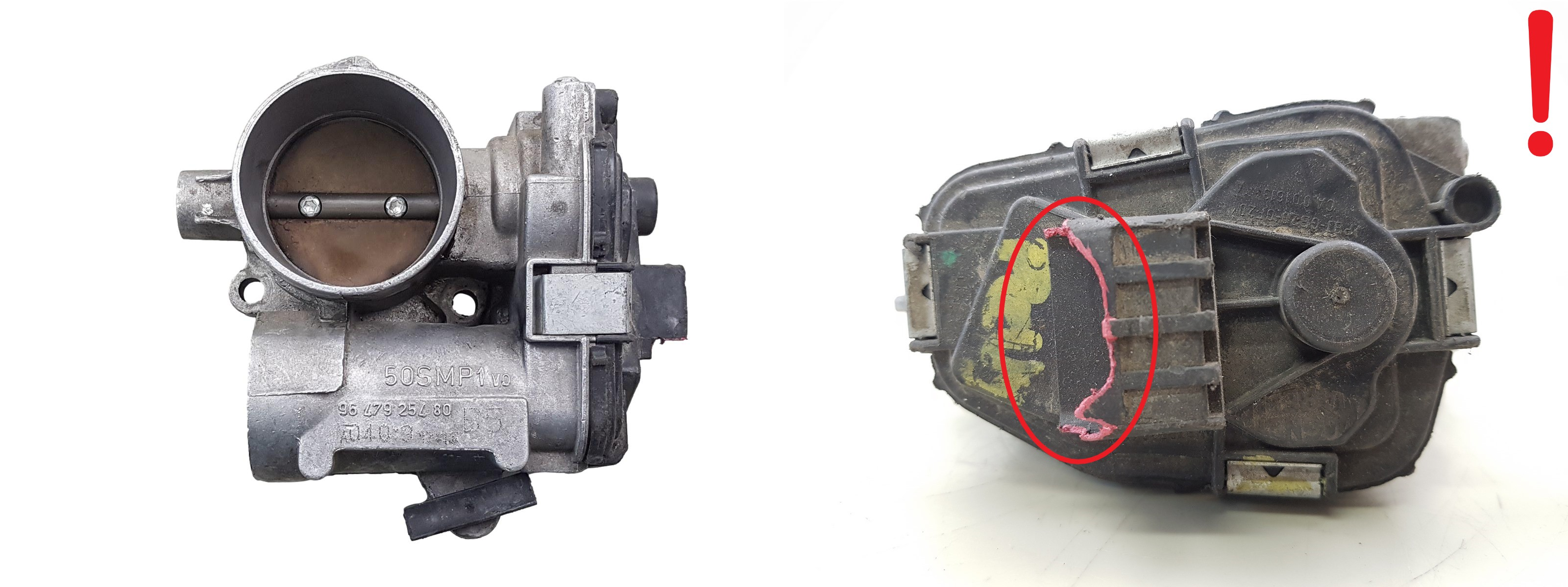 Throttle Body Valve Citroen Peugeot 9647925480 50SMP1 1635W2 3145 main product photo