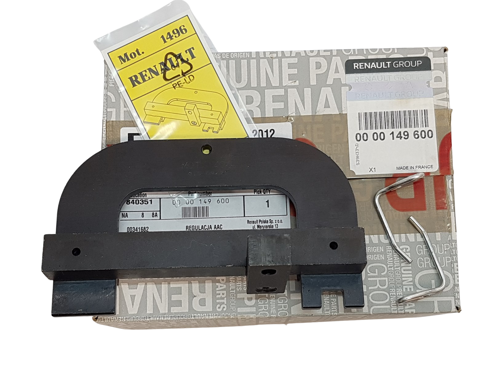 Timing Lock Renault 0000149600 New Original main product photo
