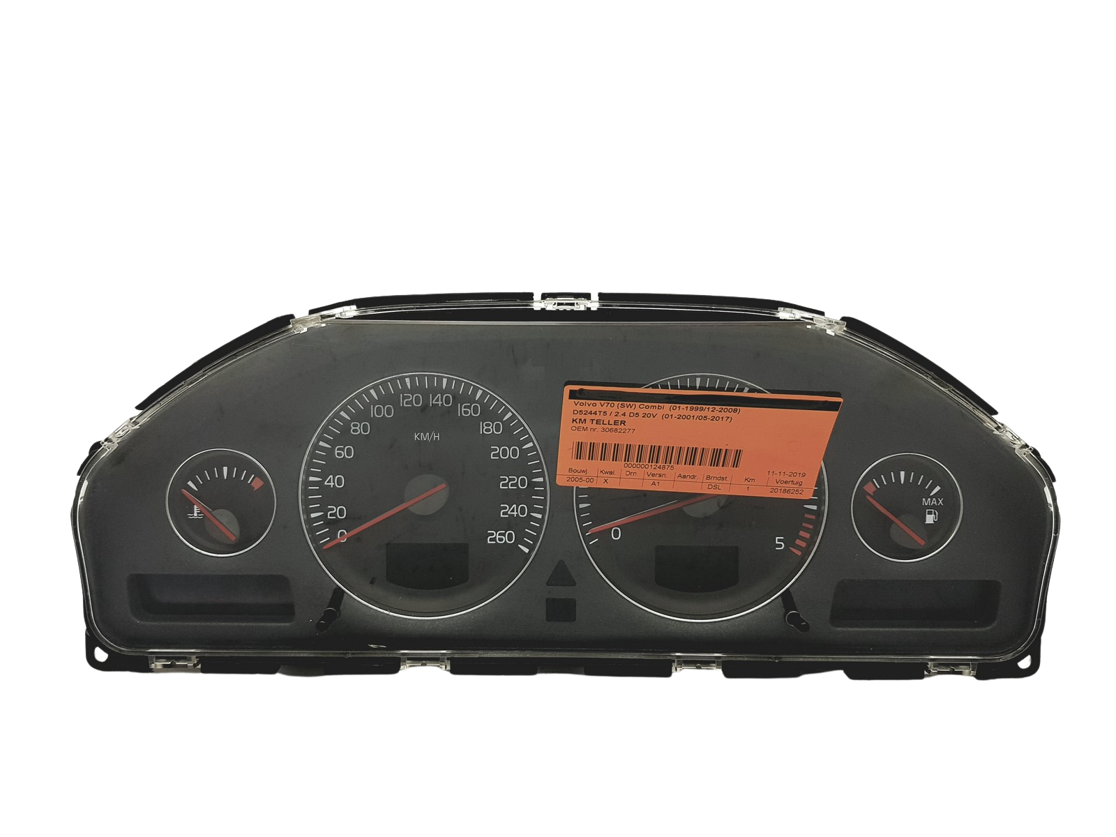 Speedometer/Instrument Cluster Volvo S60 30682277 69594-220T 52341 main product photo