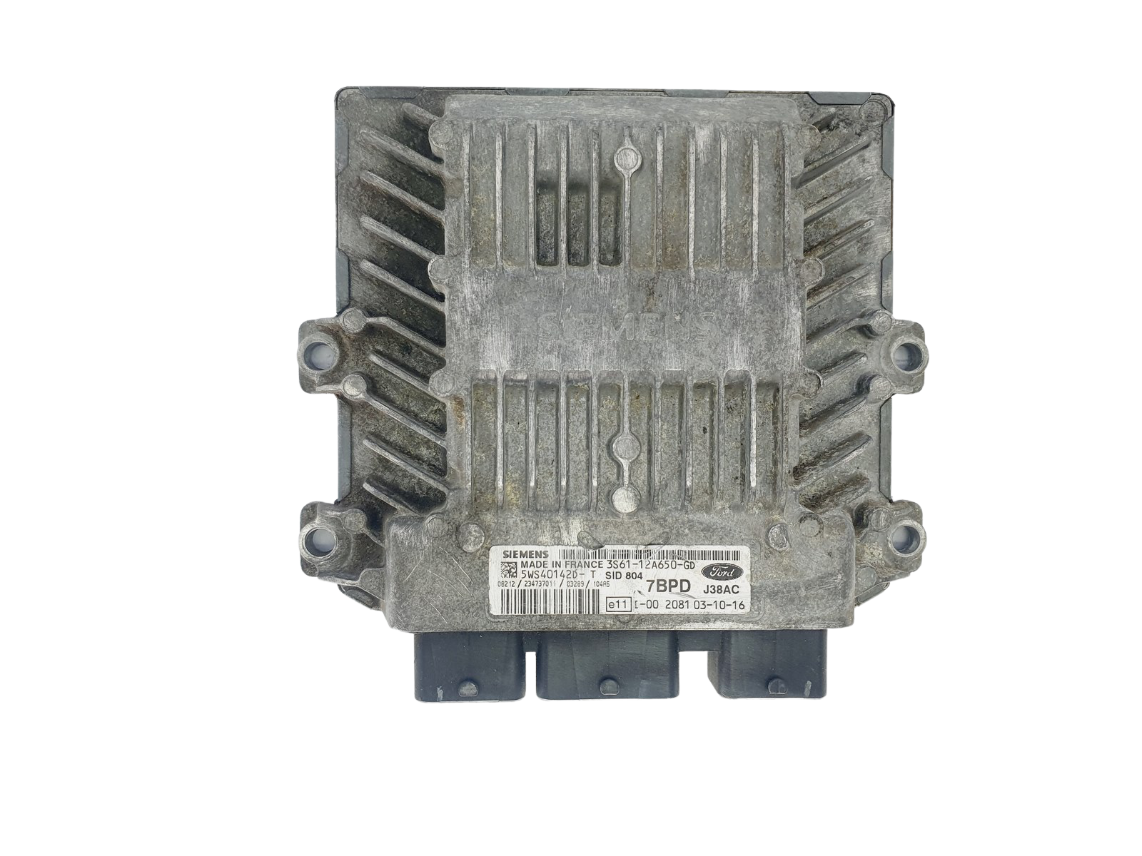 Control Unit 3S61-12A650-GD 5WS40142D-T Ford Siemens 45236 main product photo