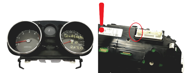 Speedometer/Instrument Cluster Nissan Qashqai JD73E 55613 main product photo