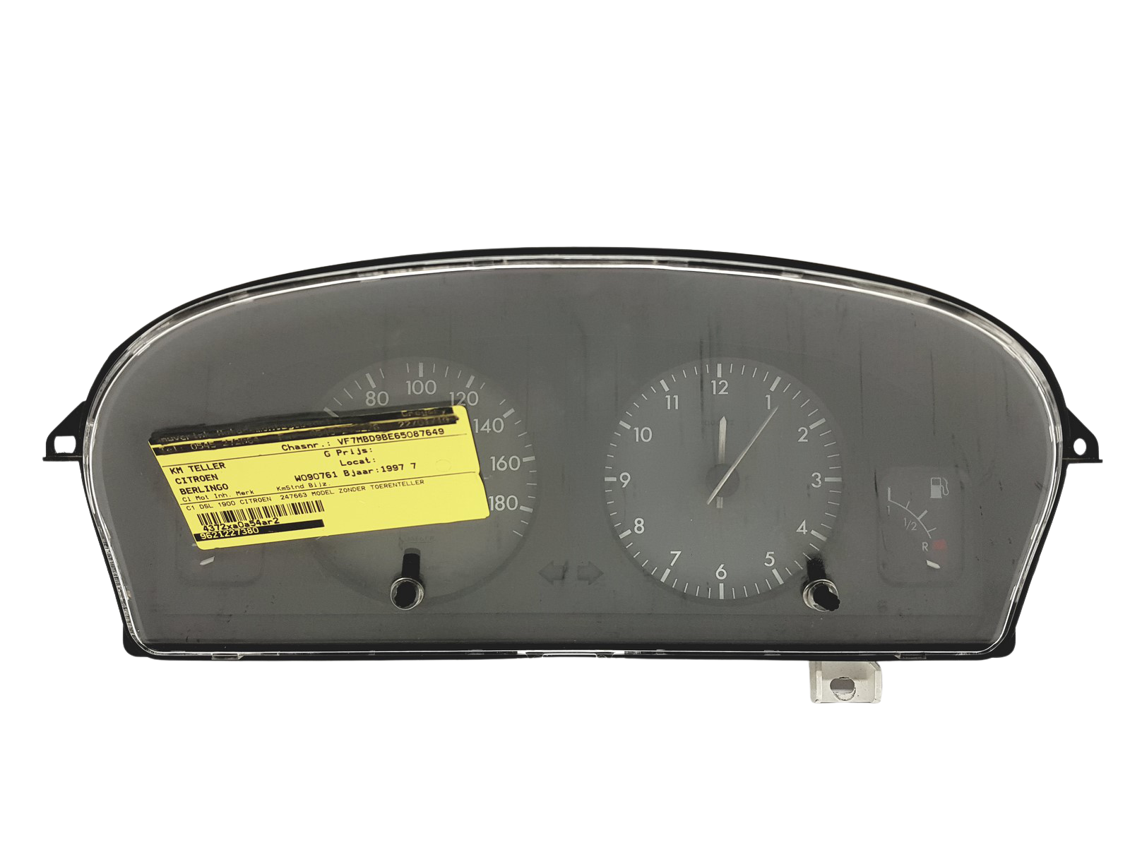 Speedometer/Instrument Cluster Berlingo 1 Partner 1 9621227380 PSA 49725 main product photo