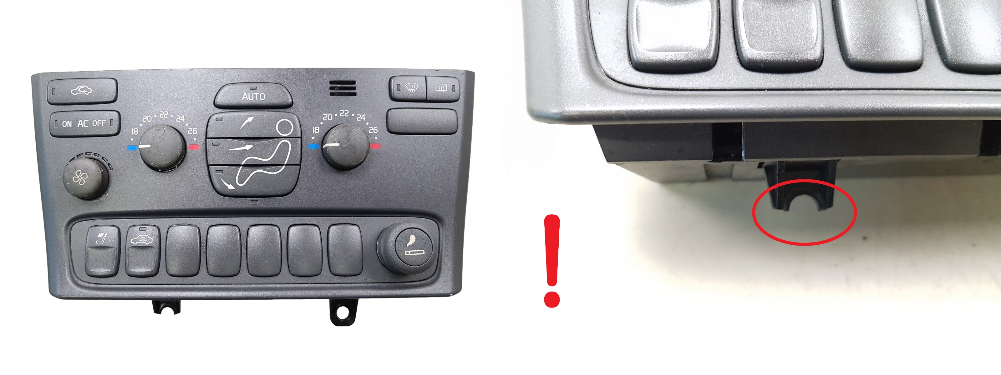Heater Control Unit AC Volvo S80 9494251 main product photo