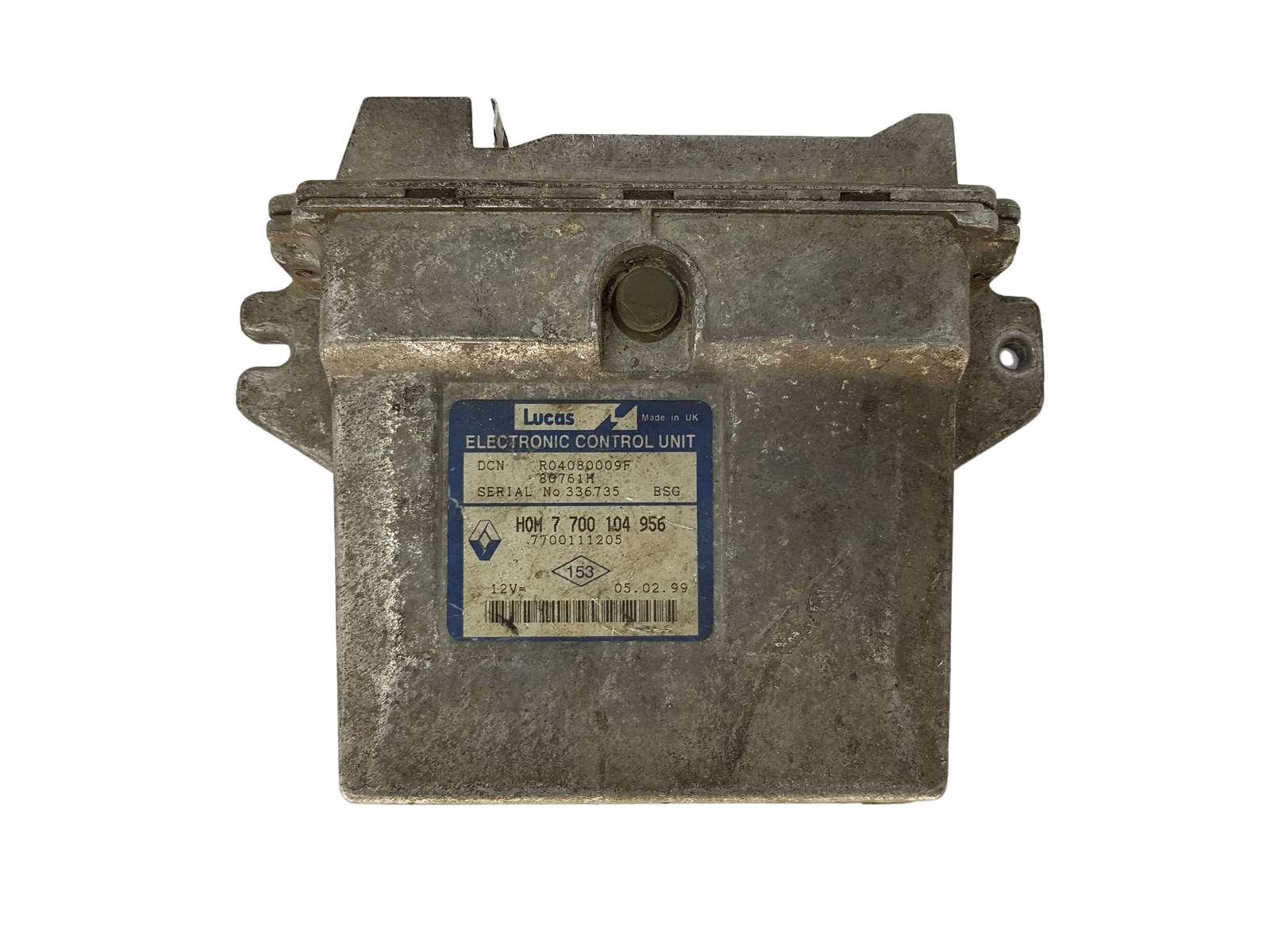 Control Unit 7700104956 7700111205 R04080009F 80761H Renault 16150 main product photo