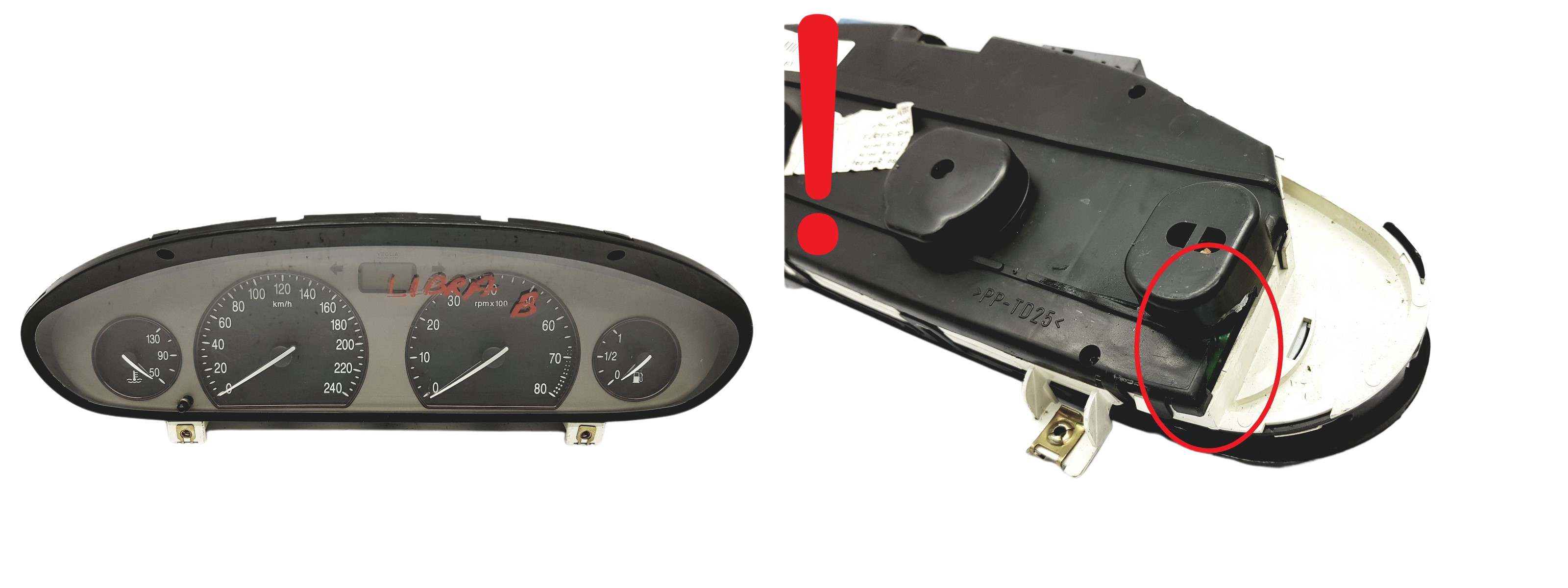 Speedometer/Instrument Cluster Lancia Lybra 46759078 6028409907 59031 main product photo