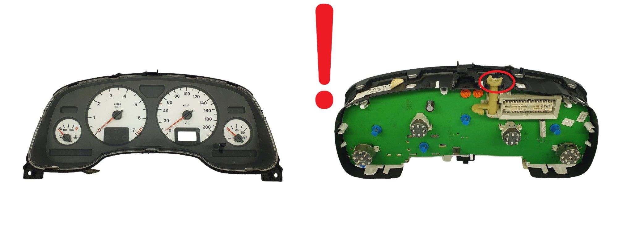 Speedometer/Instrument Cluster Opel Astra G 09130758YE 110008876004 69631 main product photo