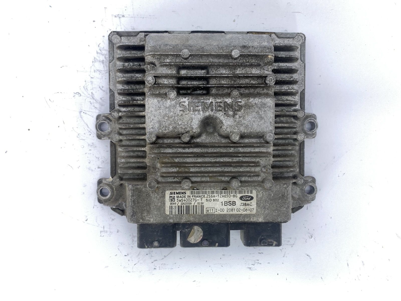 Control Unit 2S6A-12A650-BG 5WS40027G-T SID 802 Ford Siemens 48222 main product photo