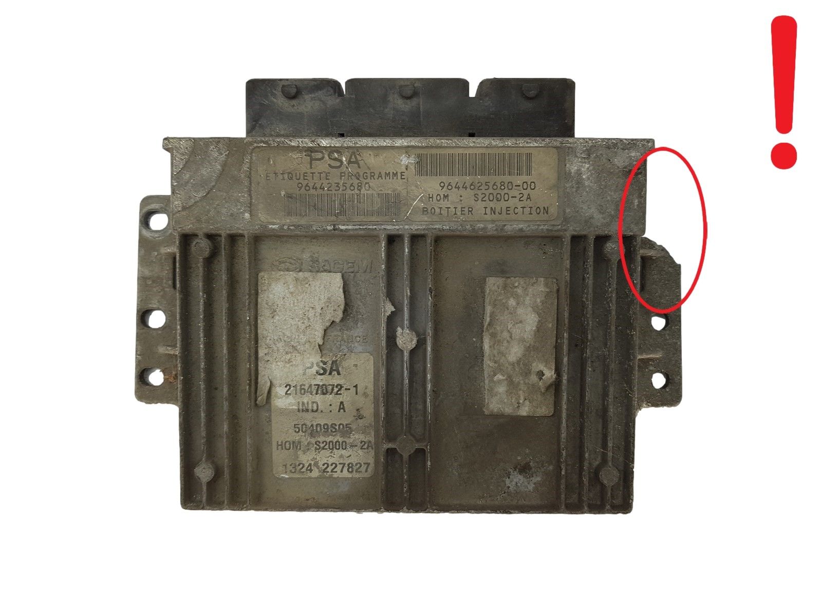 Control Unit 9644235680 9644625680-00 21647072-1 PSA Sagem 15345 main product photo