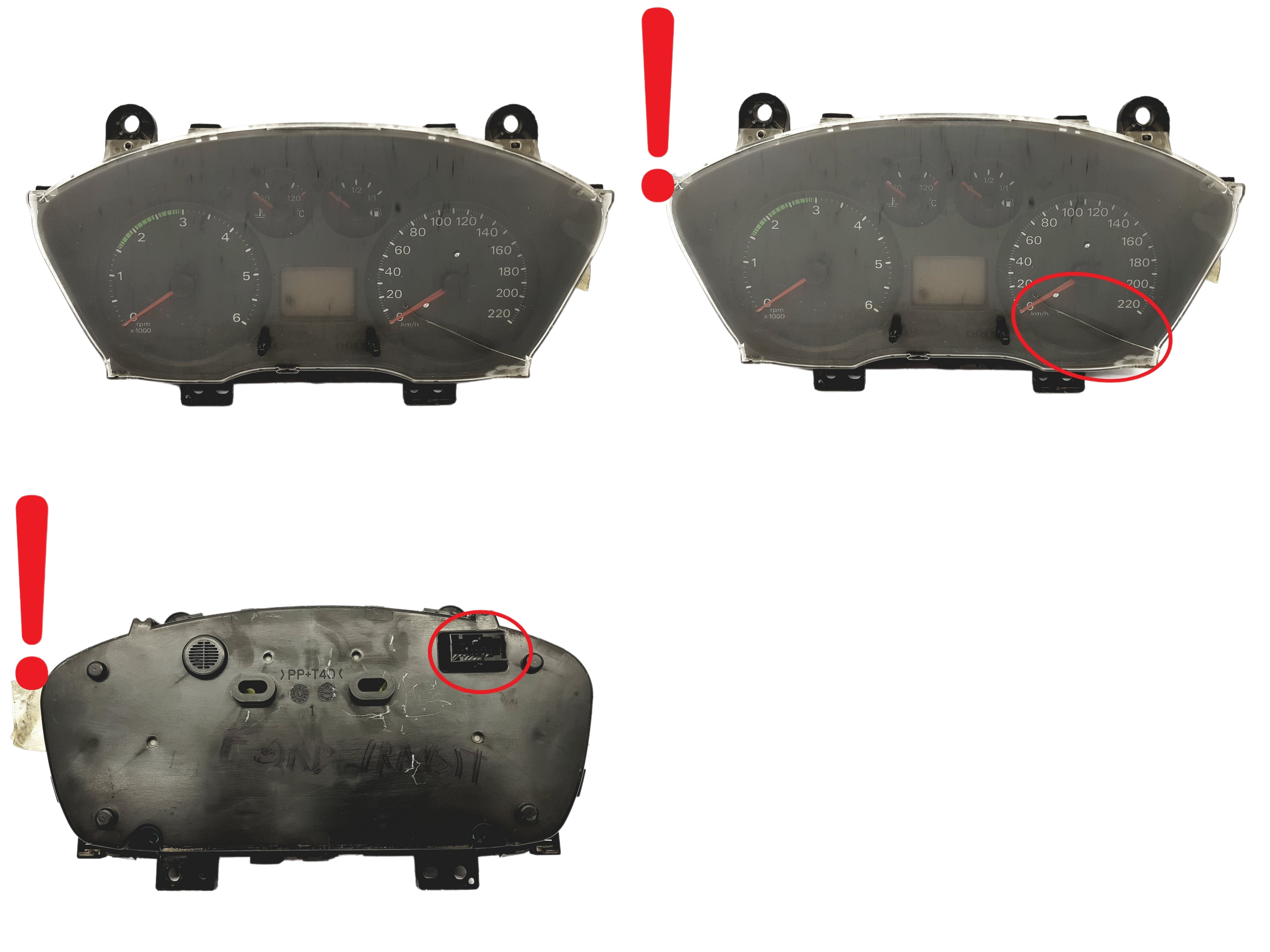 Speedometer/Instrument Cluster Ford Transit 6C1T-10849-CG 6C1T10849CG 59207 main product photo