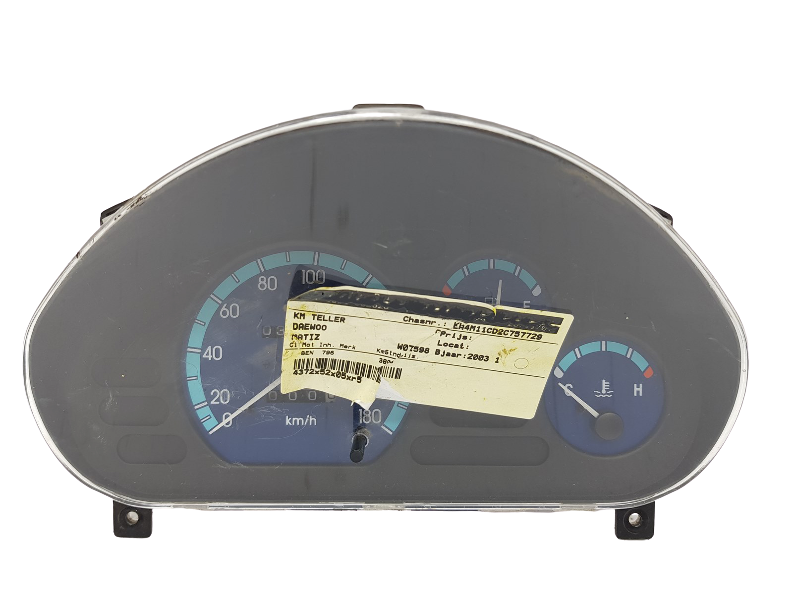 Speedometer/Instrument Cluster Daewoo Matiz 96566387 25745 main product photo