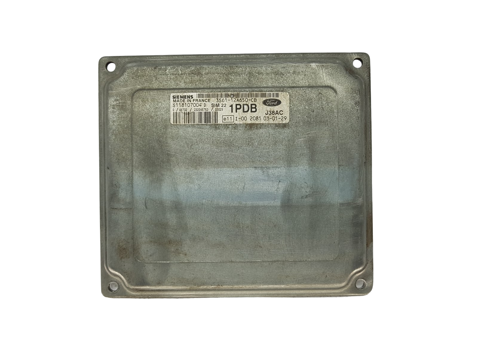 Control Unit S118107004D 3S61-12A650-CB Ford Siemens 16614 main product photo