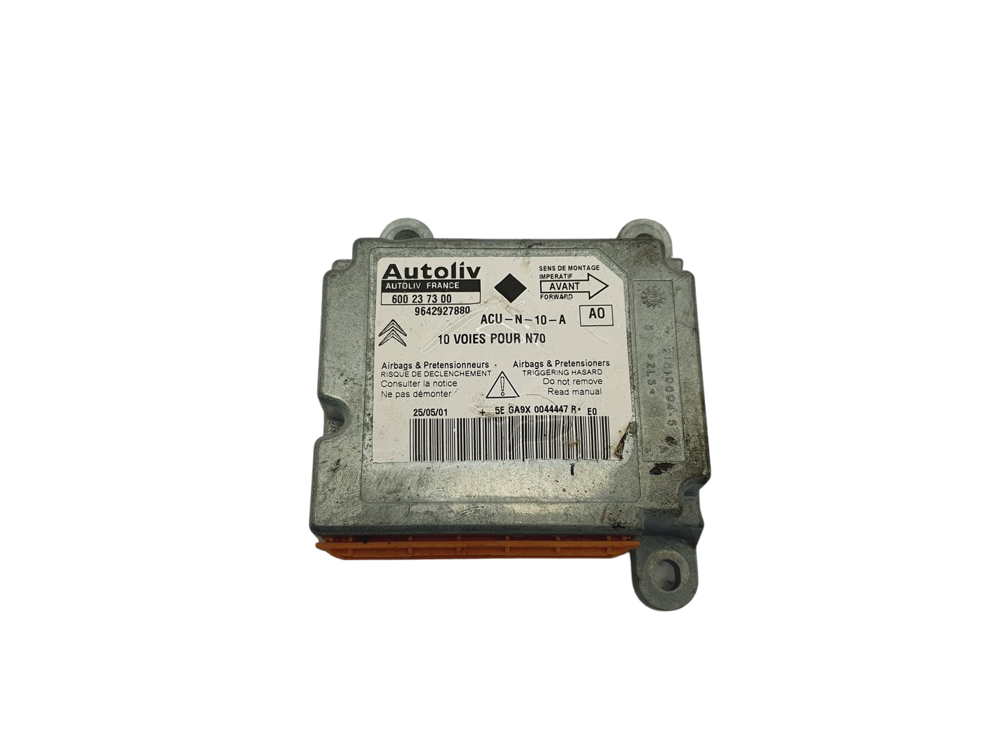 Control unit Module 9642927880 600237300 Citroen Autoliv main product photo