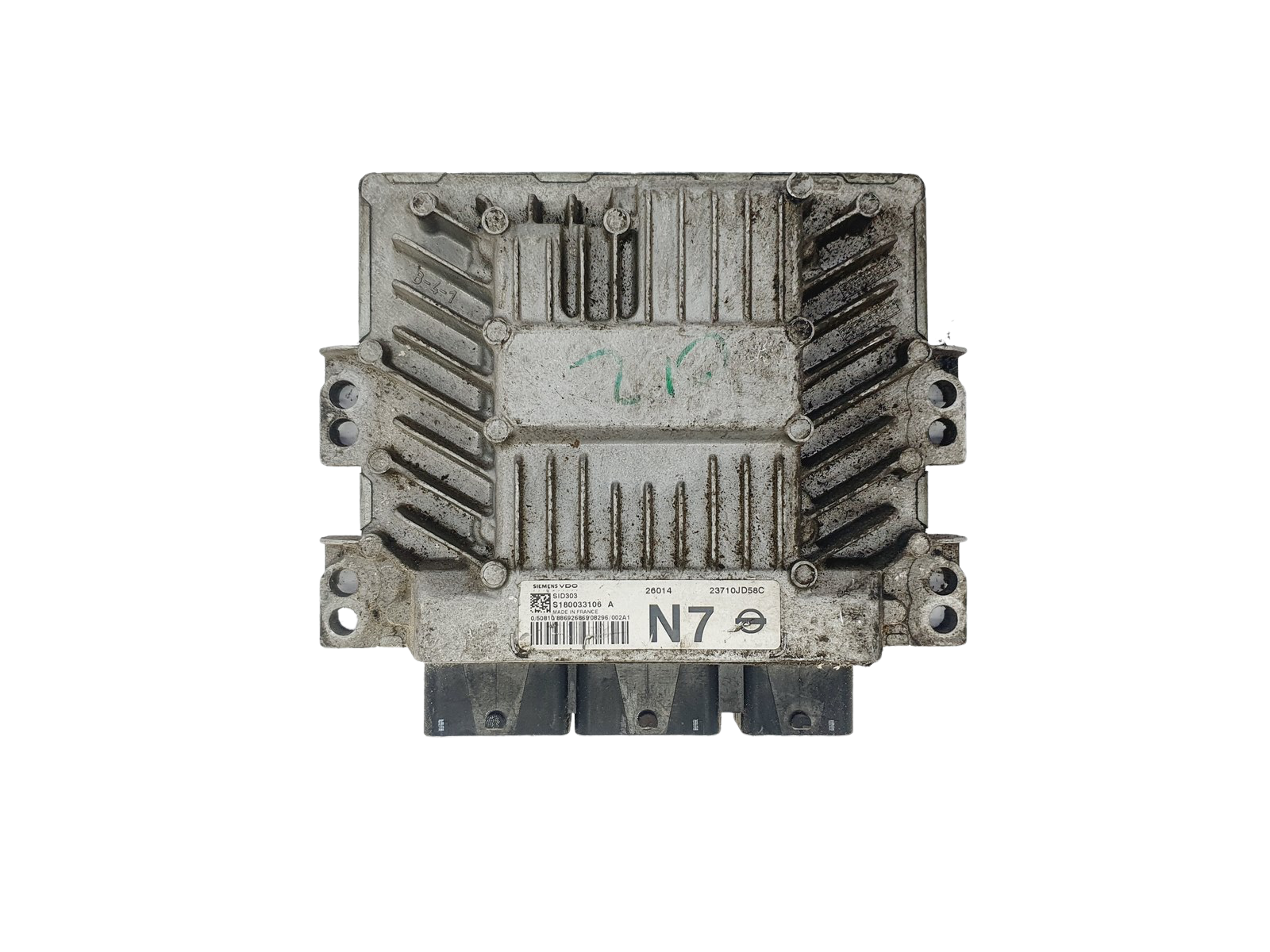 Control Unit S180033106A 23710JD58C SID303 Nissan Siemens main product photo