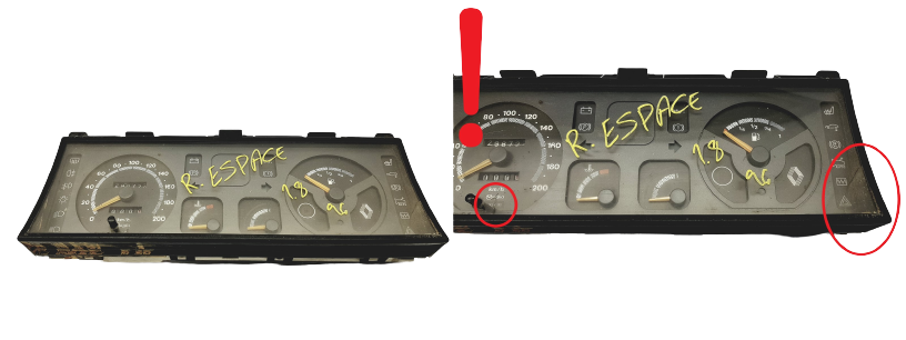 Speedometer/Instrument Cluster Renault Espace 2 6025104545 50828 main product photo