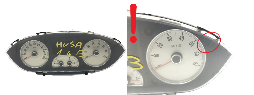 Speedometer/Instrument Cluster Lancia Musa 735388653 503001190100 54165 main product photo