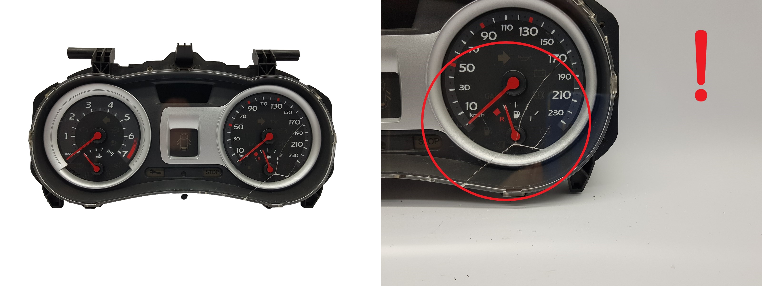 Speedometer/Instrument Cluster Renault Clio 3 8200628775 G 3696 main product photo