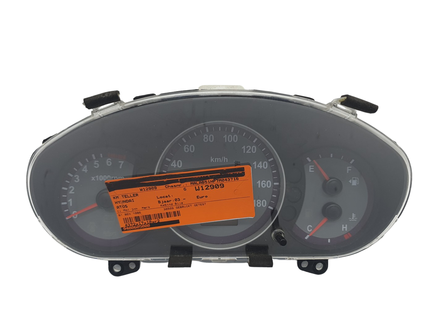 Speedometer/Instrument Cluster Hyundai Atos 94006-05000 9400605000 60907 main product photo