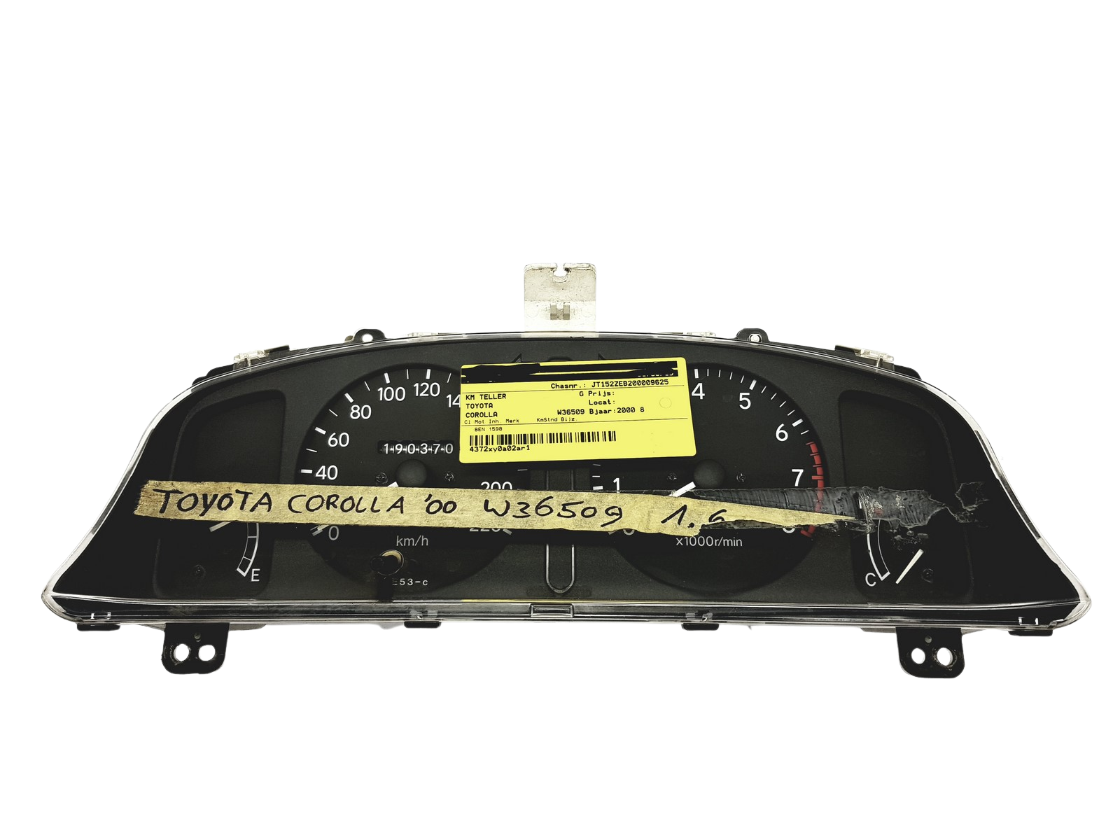 Speedometer/Instrument Cluster Toyota Corolla 83800-1E190 Denso main product photo