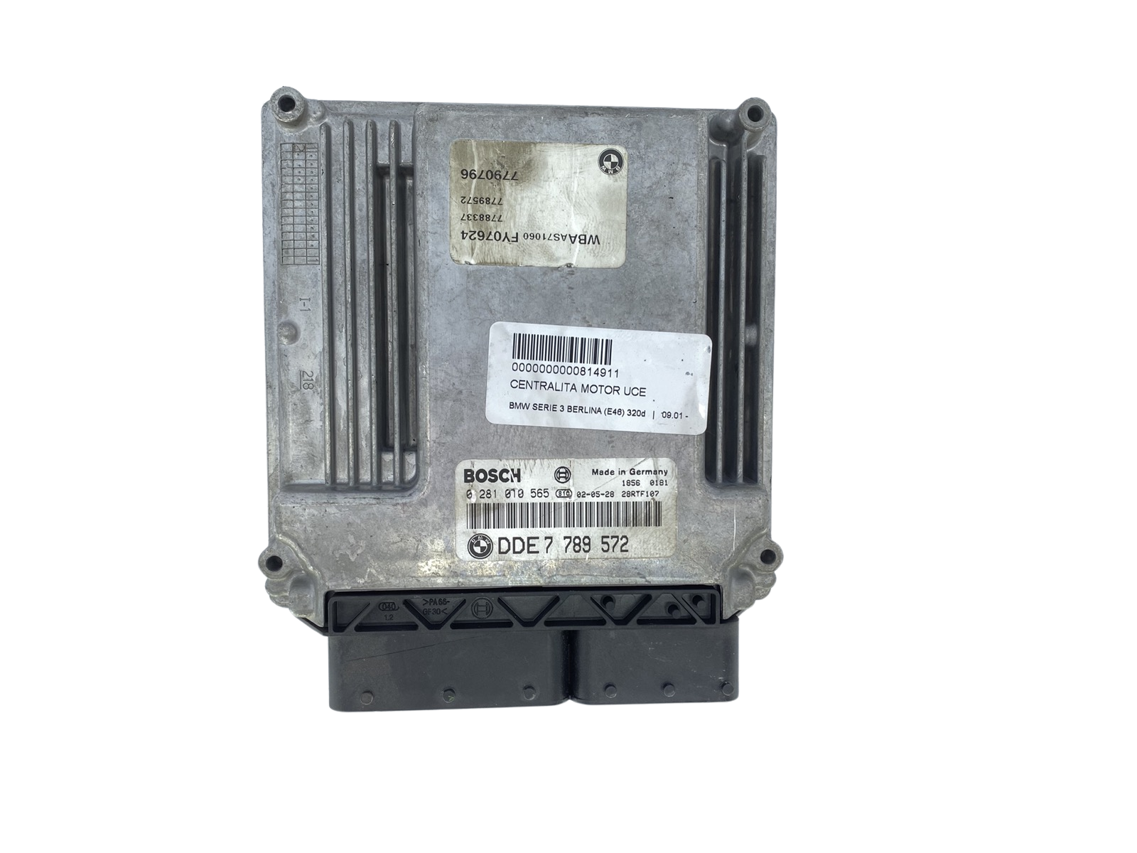 Control Unit BMW 7789572 0281010565 Bosch 59438 main product photo