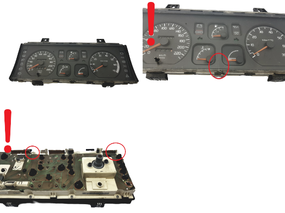 Speedometer/Instrument Cluster Renault Clio 1 7700809036 B 54806 main product photo