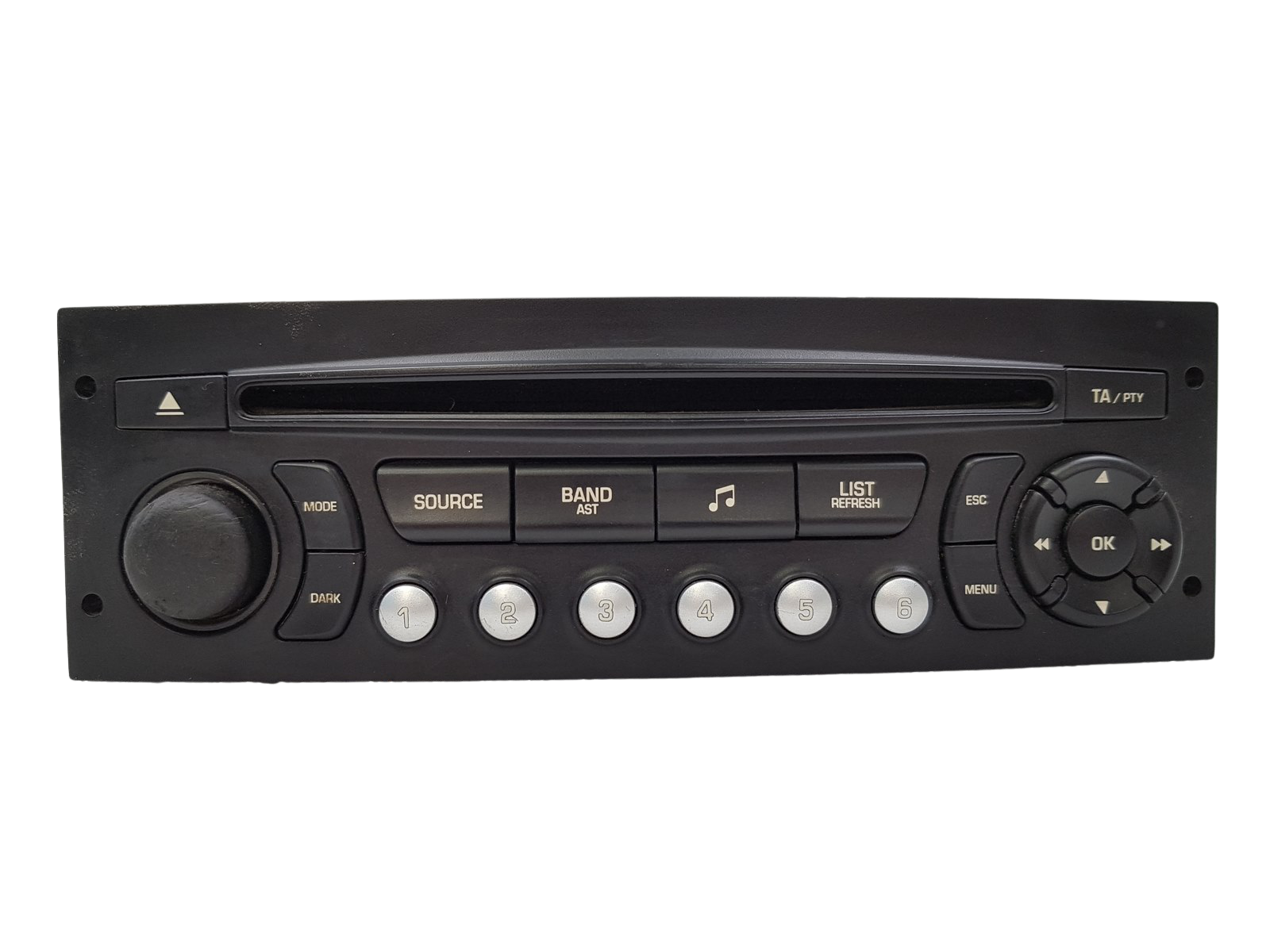 Radio CD Player Citroen Peugeot 96662669XT PSARCD441-70 Continental 1317 main product photo