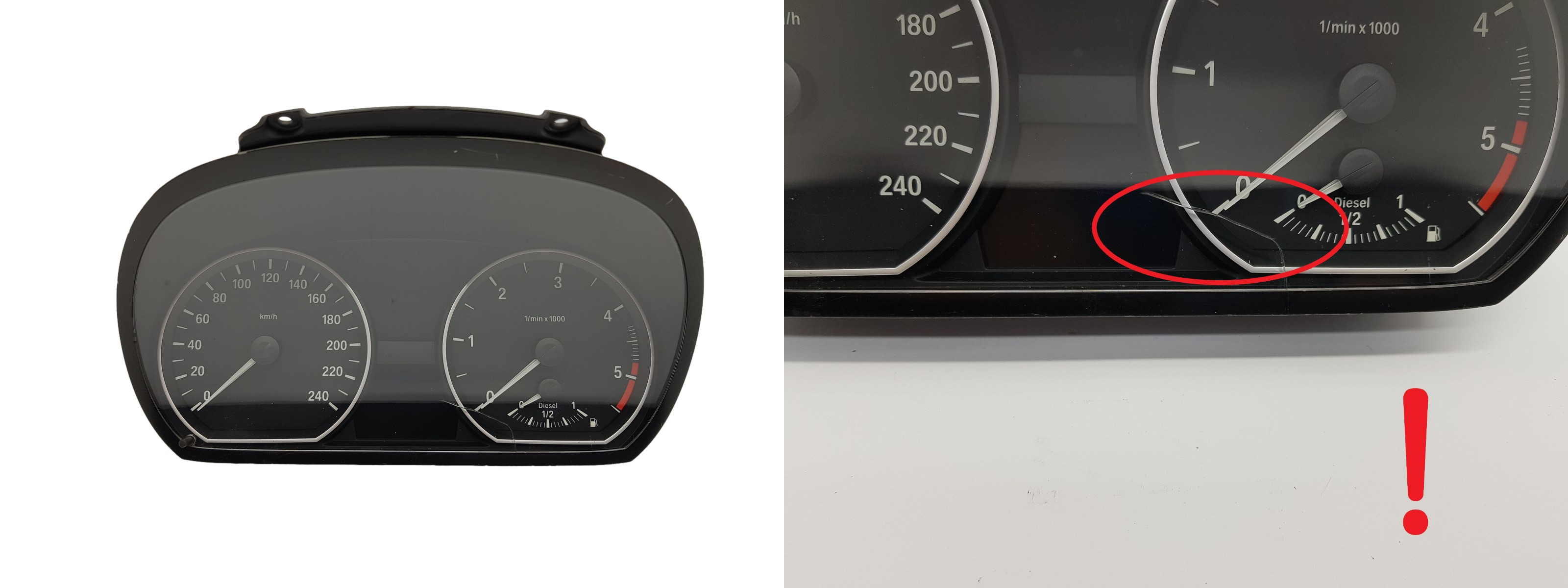 Speedometer/Instrument Cluster BMW 1 E81 E87 9122591-01 1024952-62 2015 main product photo
