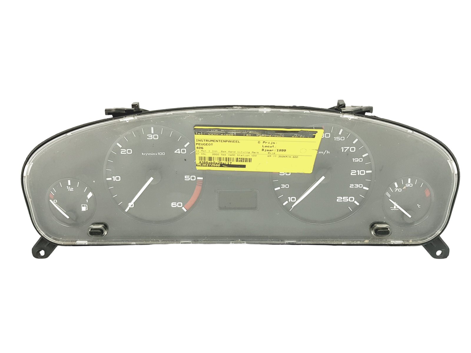 Speedometer/Instrument Cluster Peugeot 406 9630372880 110008882010 44947 main product photo