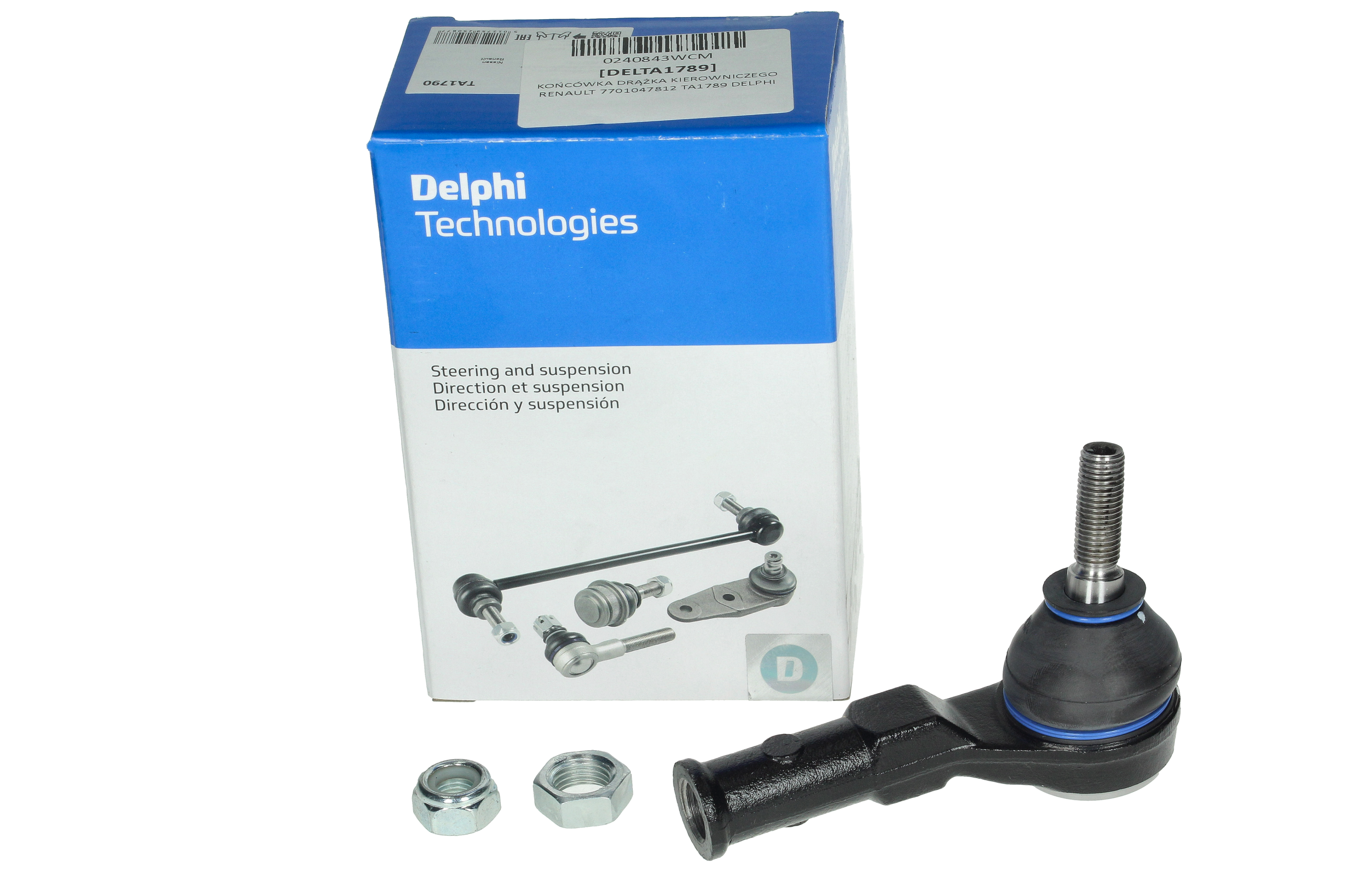 Tie Rod End Renault 7701047812 TA1789 Delphi main product photo
