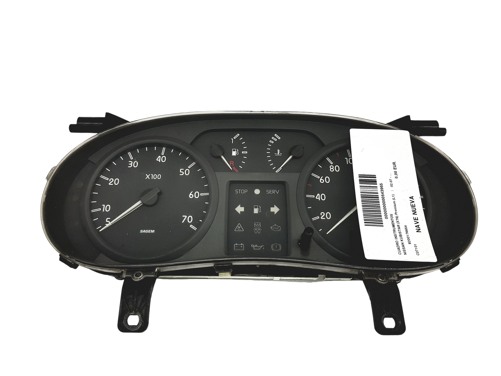 Speedometer/Instrument Cluster Renault Kangoo 1 8200176654 58127 main product photo