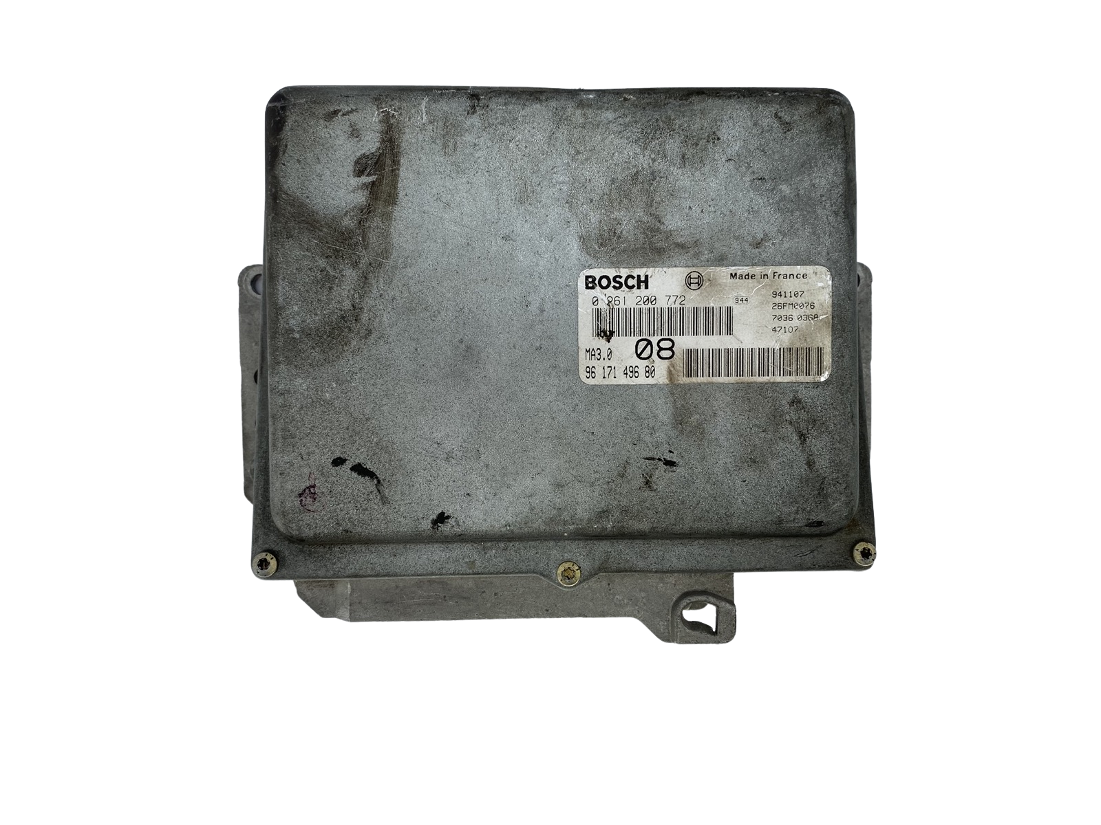 Control Unit 0261200772 9617149680 26FM0076 MA3.0 PSA Bosch 53190 main product photo