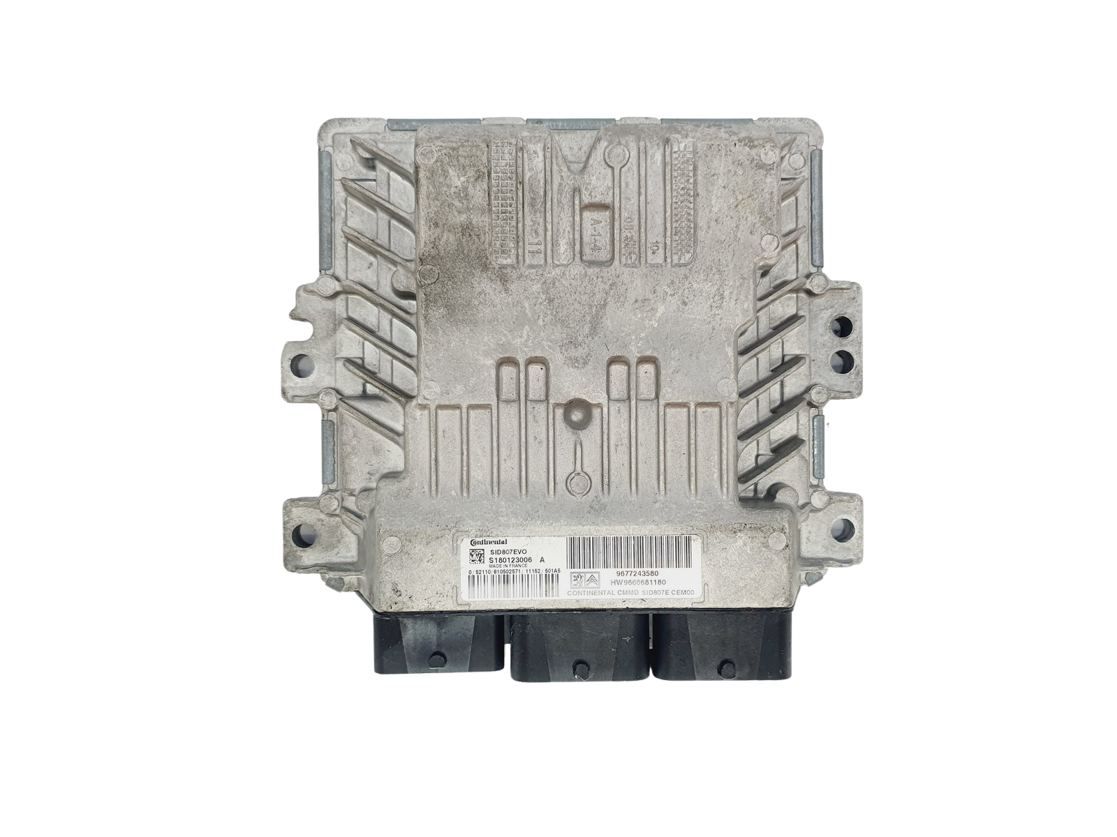 Control Unit S180123006A SID807EVO 9677243580 PSA Siemens 43618 main product photo