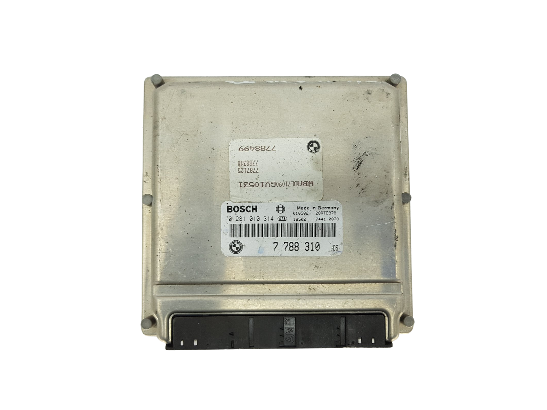 ECU Engine Control Unit BMW 7788310 0281010314 28RTE978 Bosch 13464 main product photo