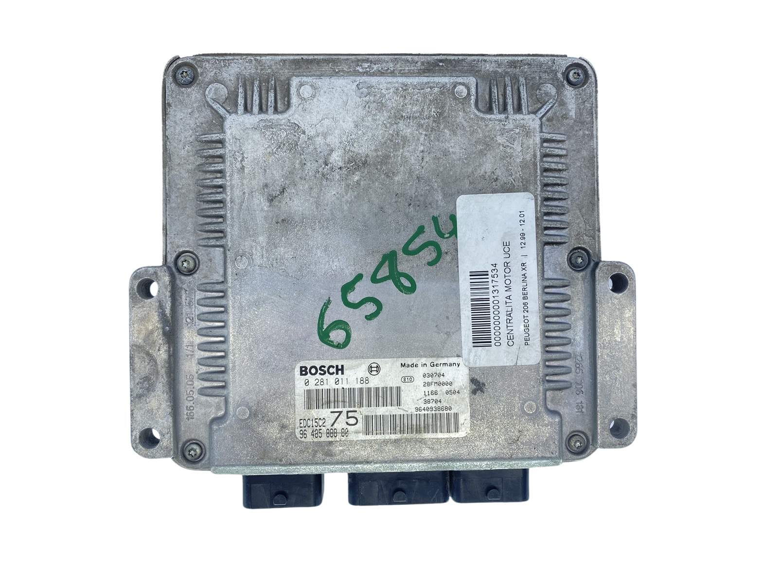 Control Unit 0281011188 9640938680 9648588880 PSA Bosch 63824 main product photo