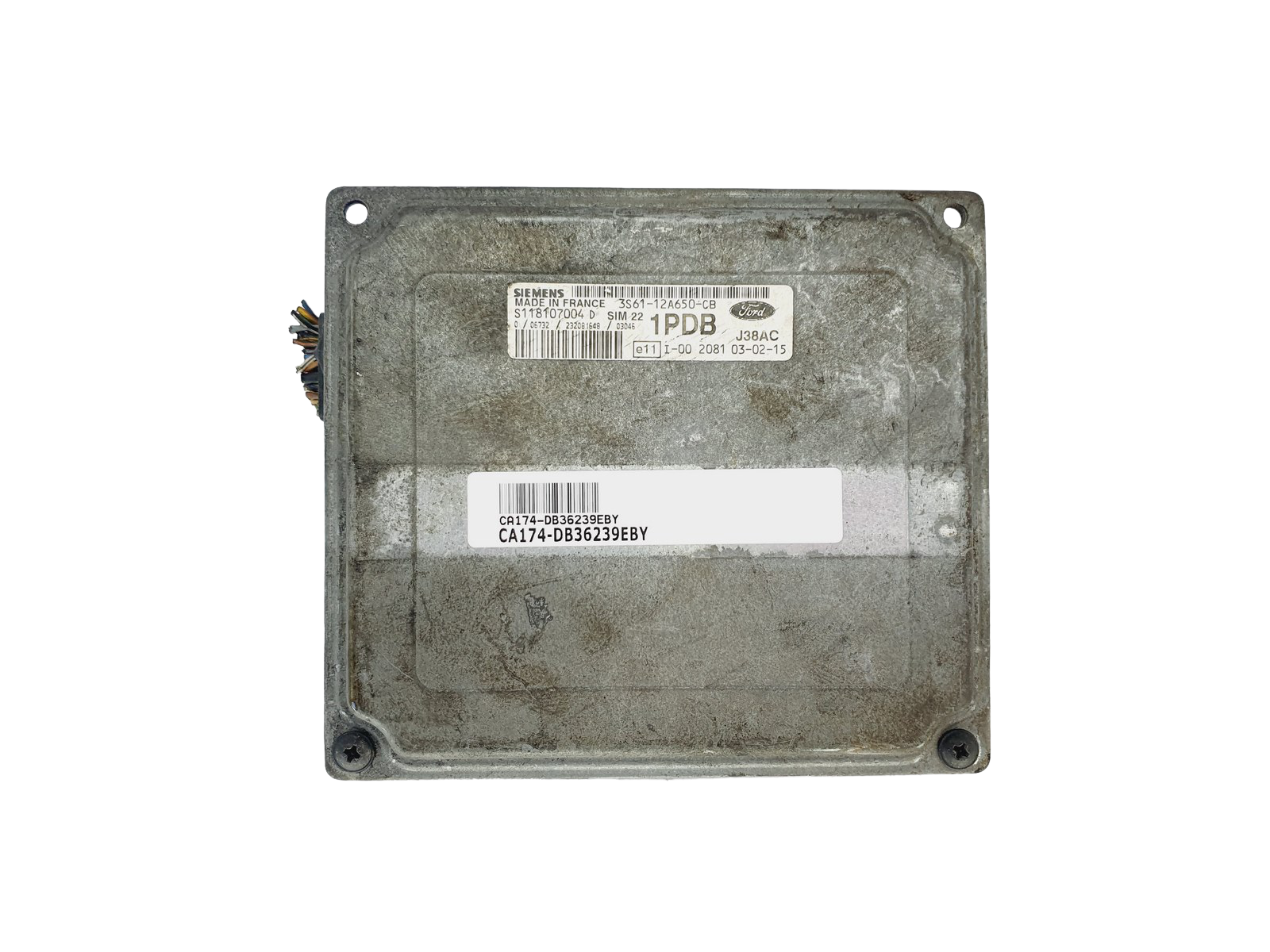 Control Unit S118107004D 3S61-12A650-CB Ford Siemens 36239 main product photo