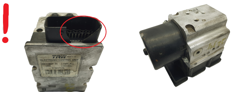 Abs Pump Opel Vectra C 54084712A 09191496 GM TRW 63870 main product photo