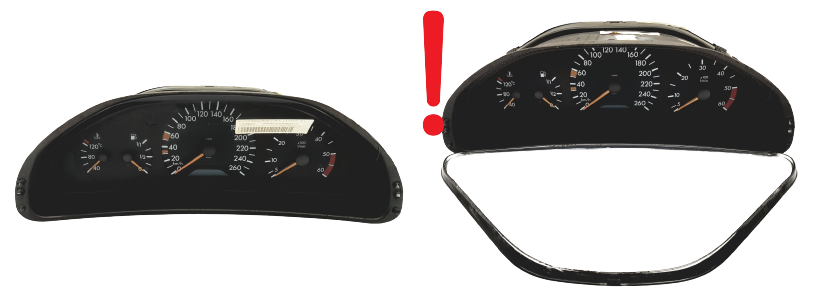 Speedometer/Instrument Cluster Mercedes E W210 2105409647 48590 main product photo