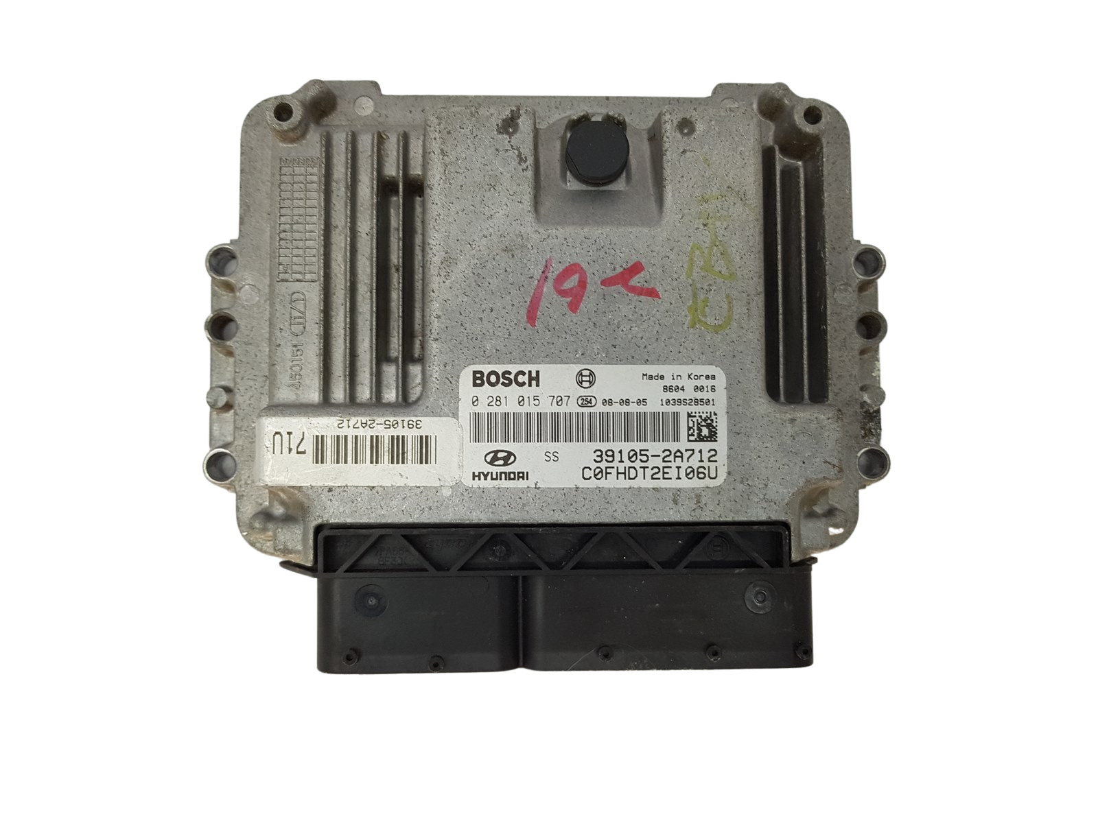 Control Unit 39105-2A712 0281015707 C0FHDT2EI06U Hyundai Bosch main product photo
