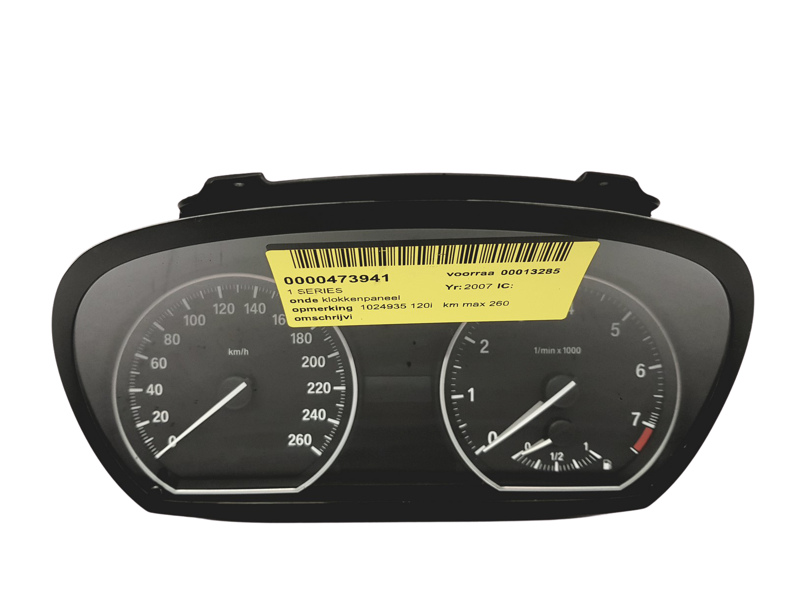 Speedometer/Instrument Cluster BMW 1 E87 9166815-01 1024935-84 Johnson main product photo