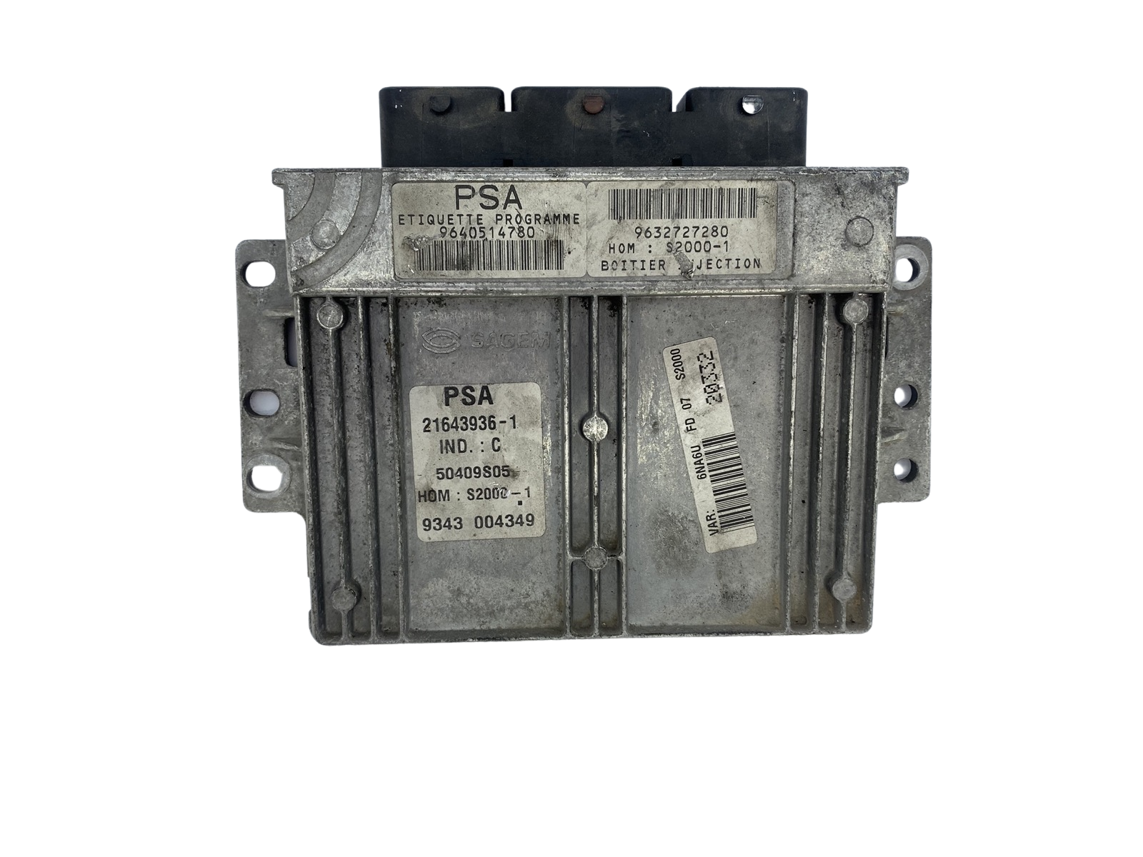 Control Unit 9640514780 9632727280 21643936-1 PSA Sagem 52266 main product photo