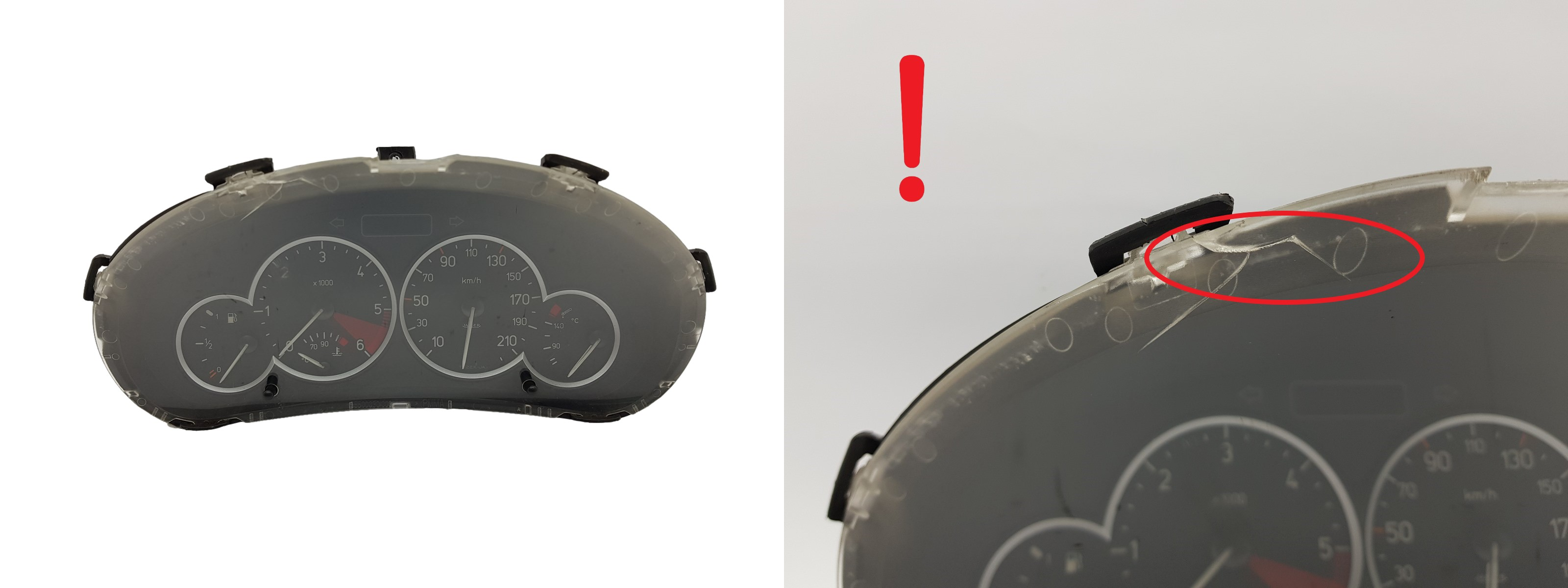 Speedometer/Instrument Cluster Peugeot 206 9655327880 3065 main product photo