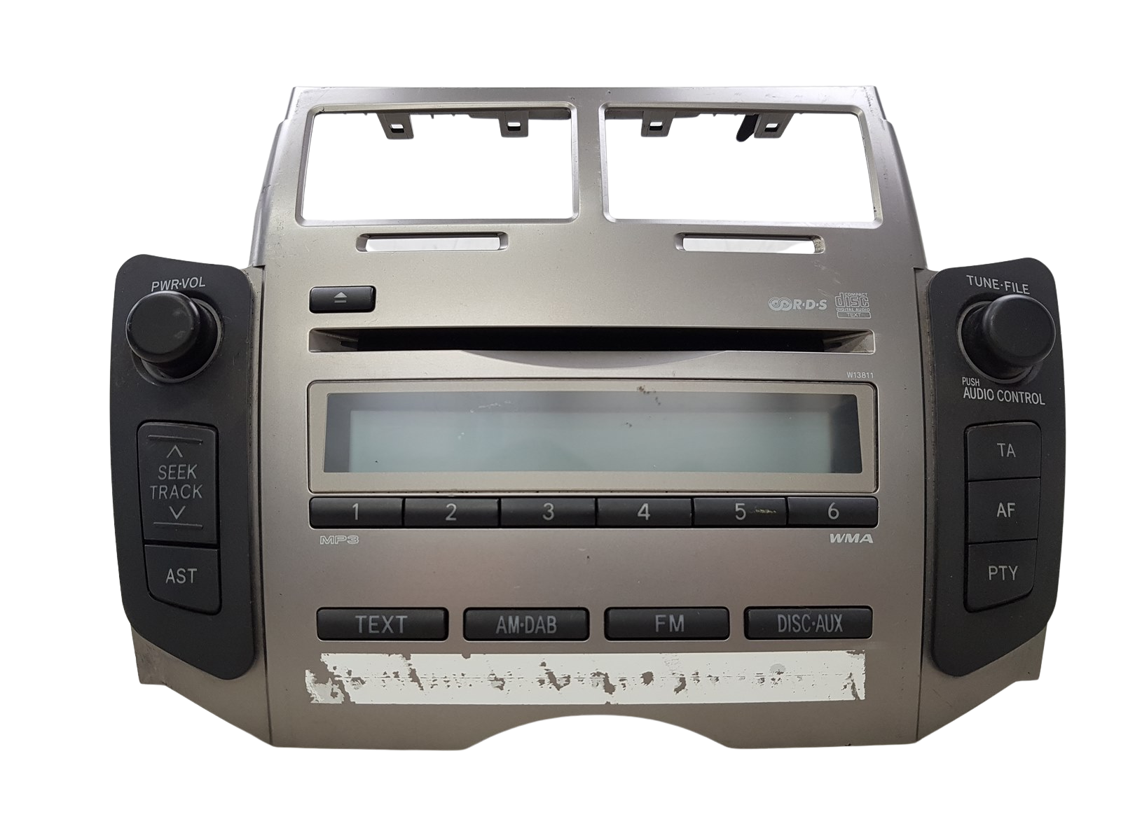 Radio Cd Mp3 Player Toyota Yaris 86120-0D490 W13811 Fujitsu 1270 main product photo