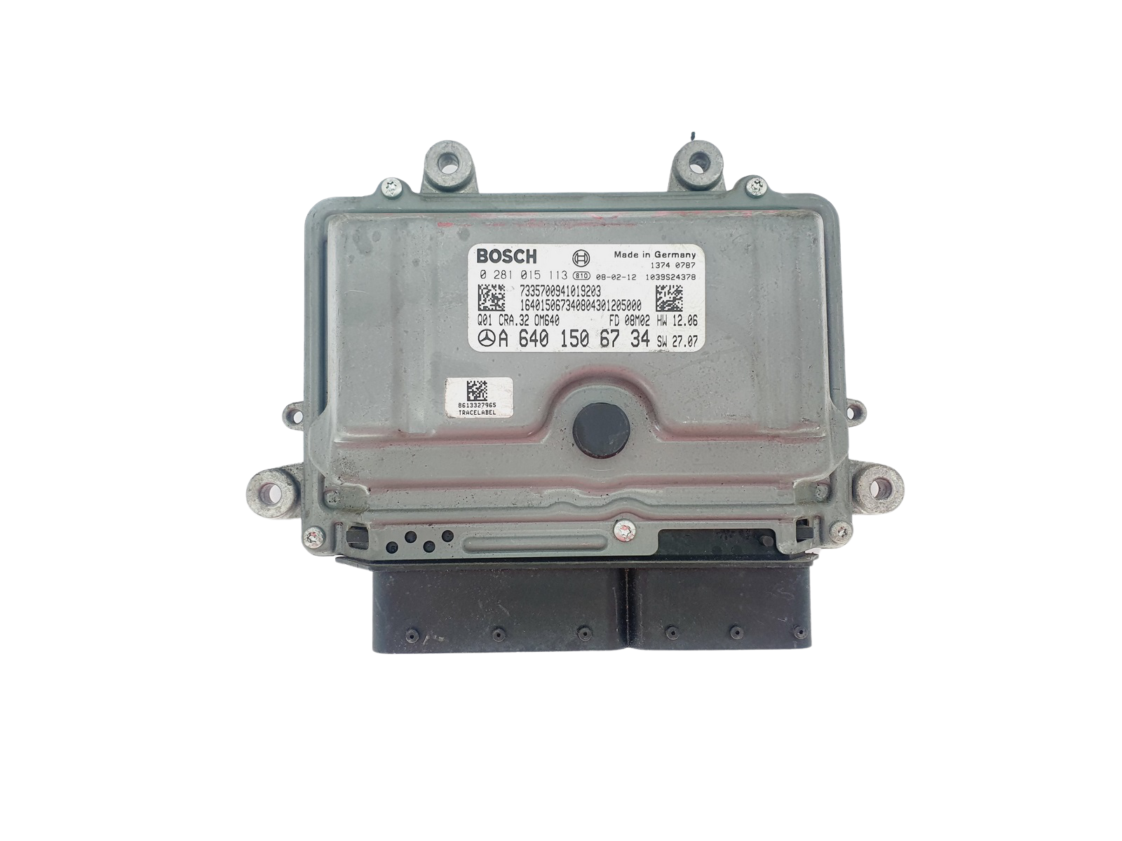 ECU Engine Control Unit A6401506734 0281015113 Mercedes 36016 main product photo